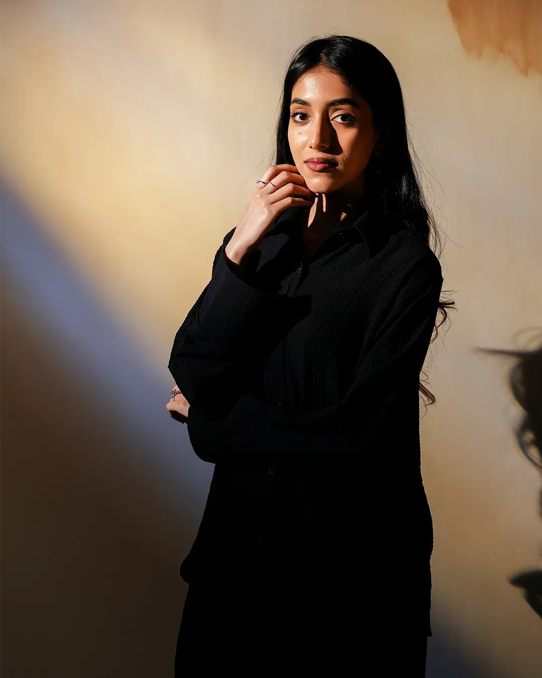 Charcoal Black Textured Co-Ord set