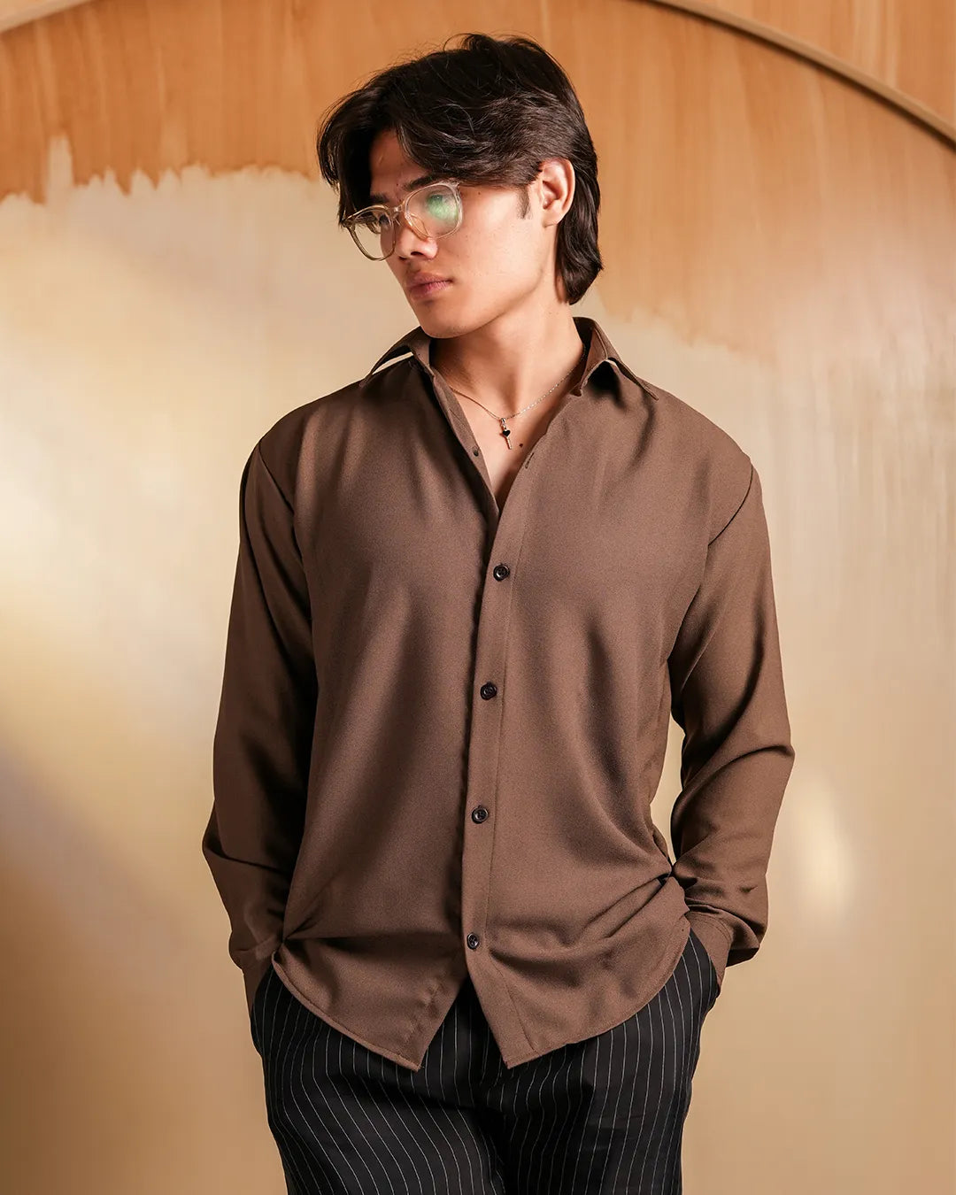 Olivewood Textured Shirt