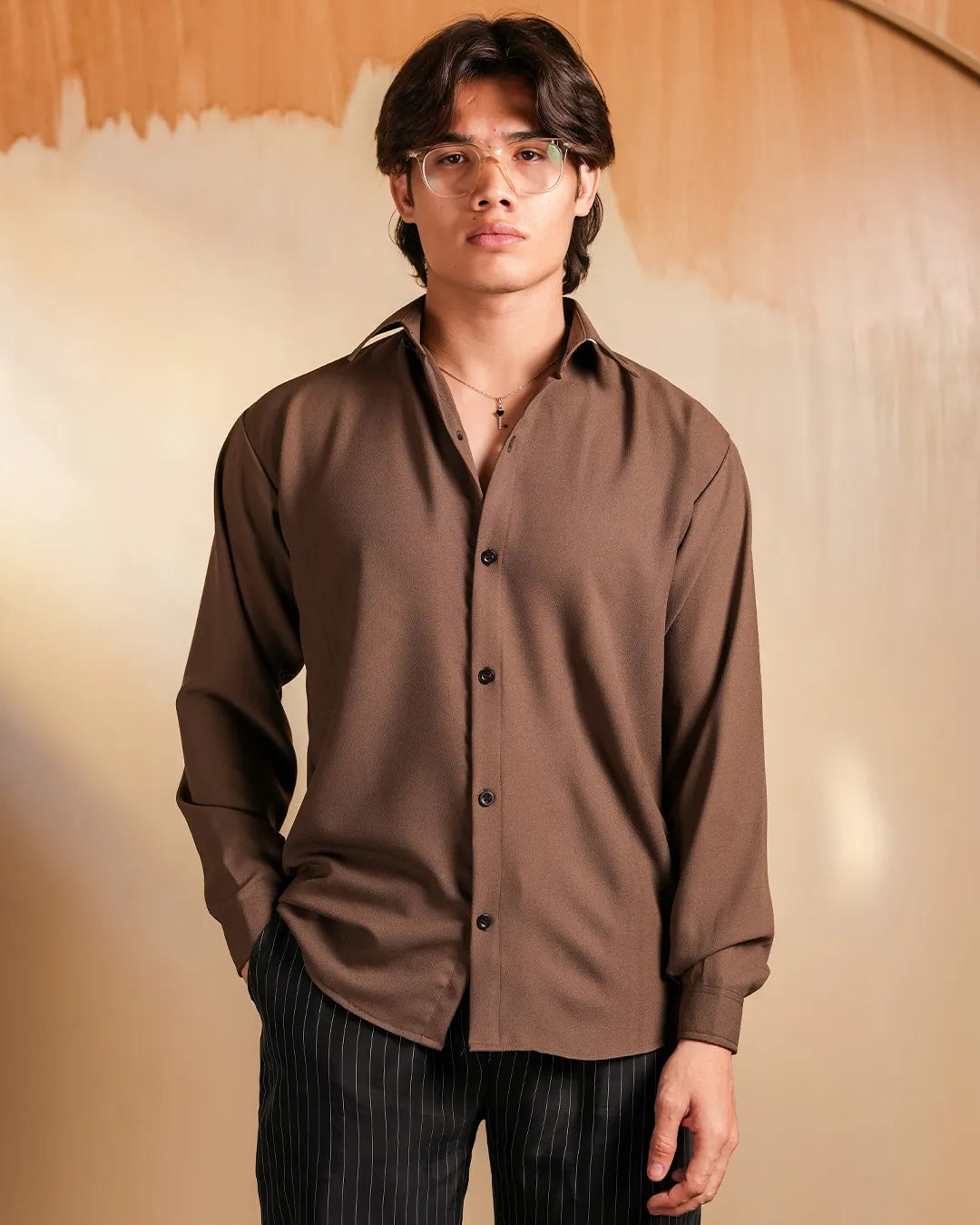 Olivewood Textured Shirt