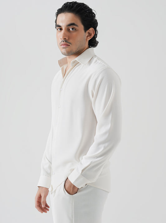 Off white linen co ord set
