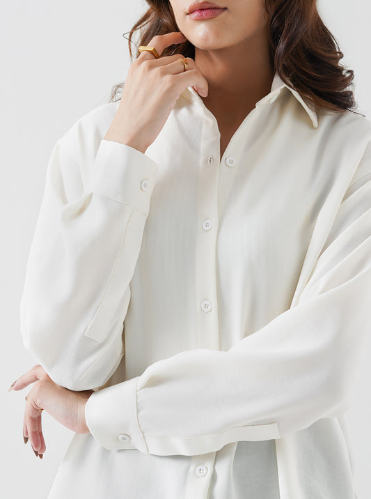 Cream Button Down Shirt