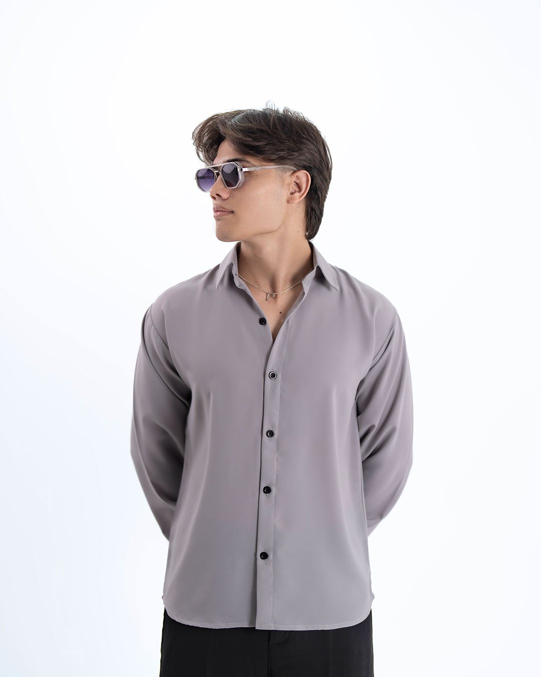 Silver Ash Textured Shirt