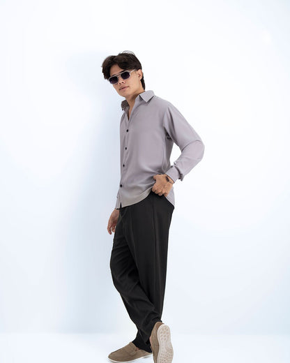 Silver Ash Textured Shirt