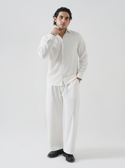 Off white linen co ord set