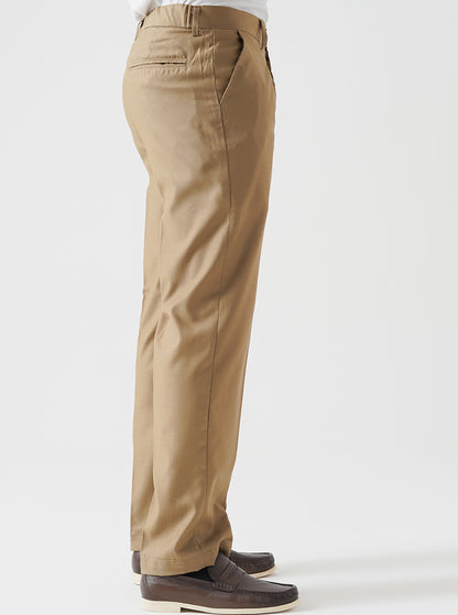 Khaki Pleated Pants