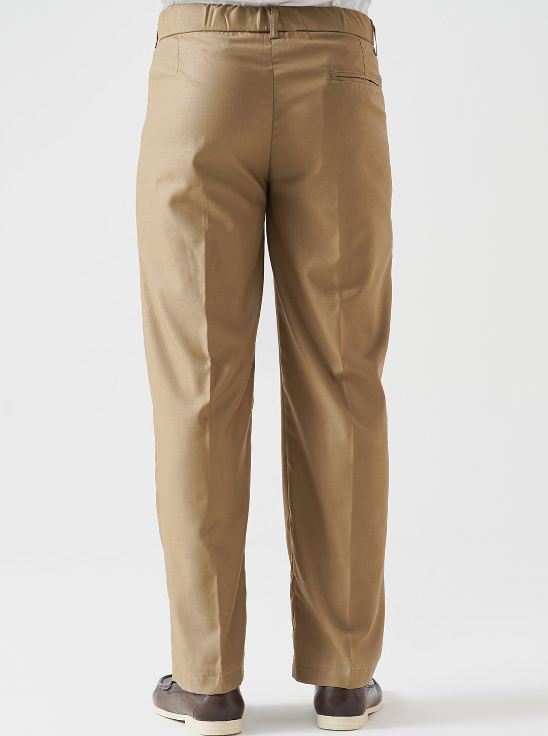 Khaki Pleated Pants