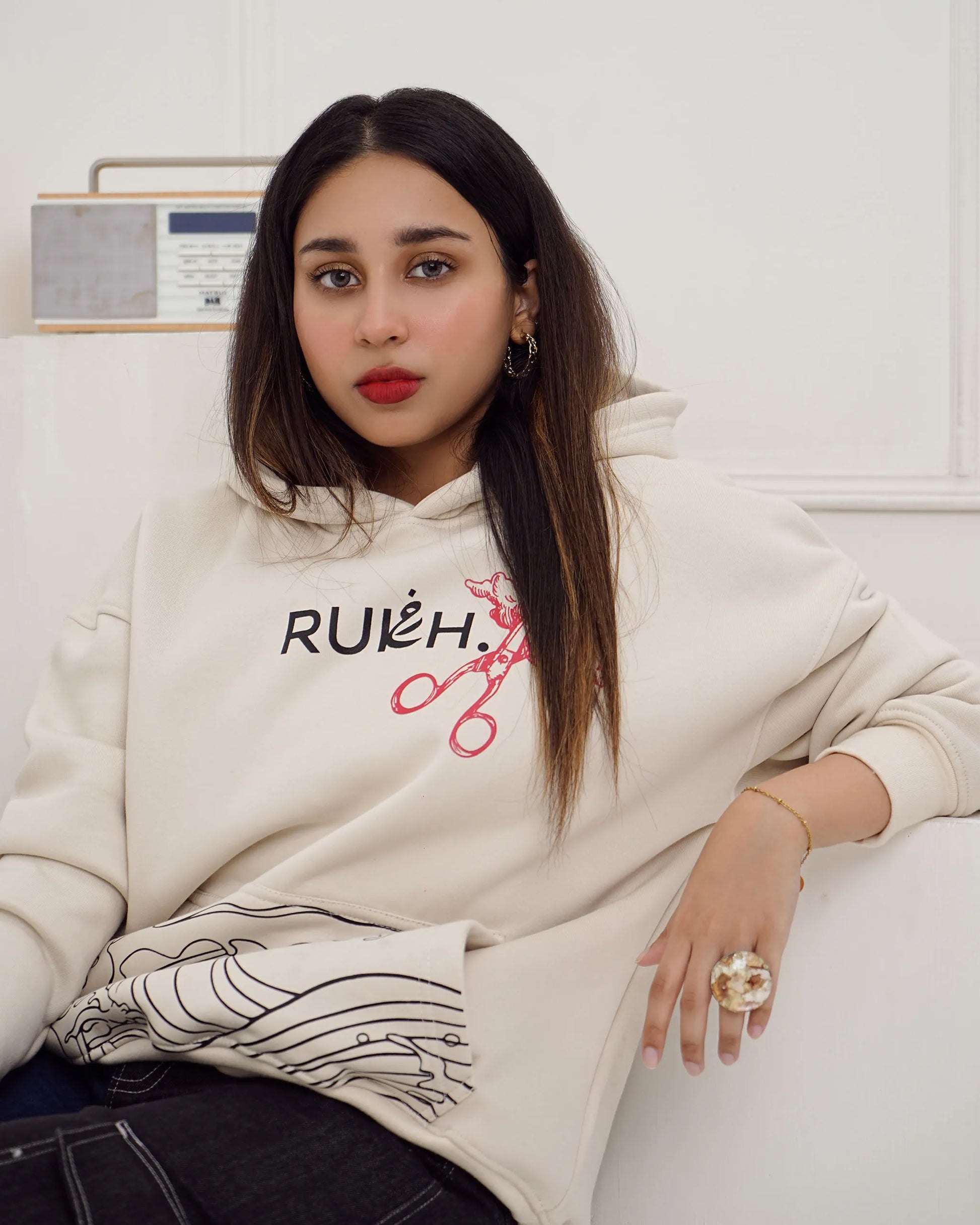 Baadal Drop Shoulder Oversized Hoodie