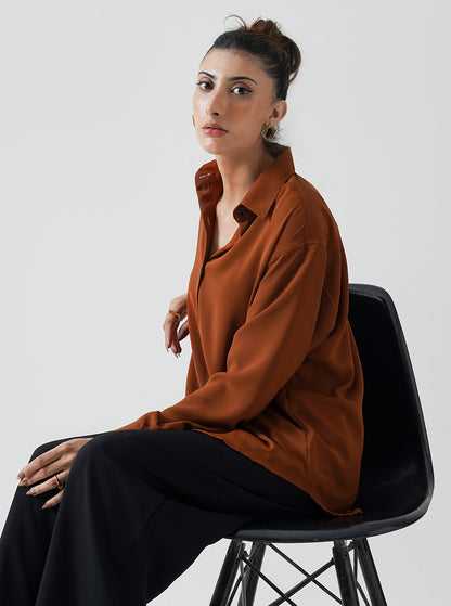 Espresso Classic Textured Shirt
