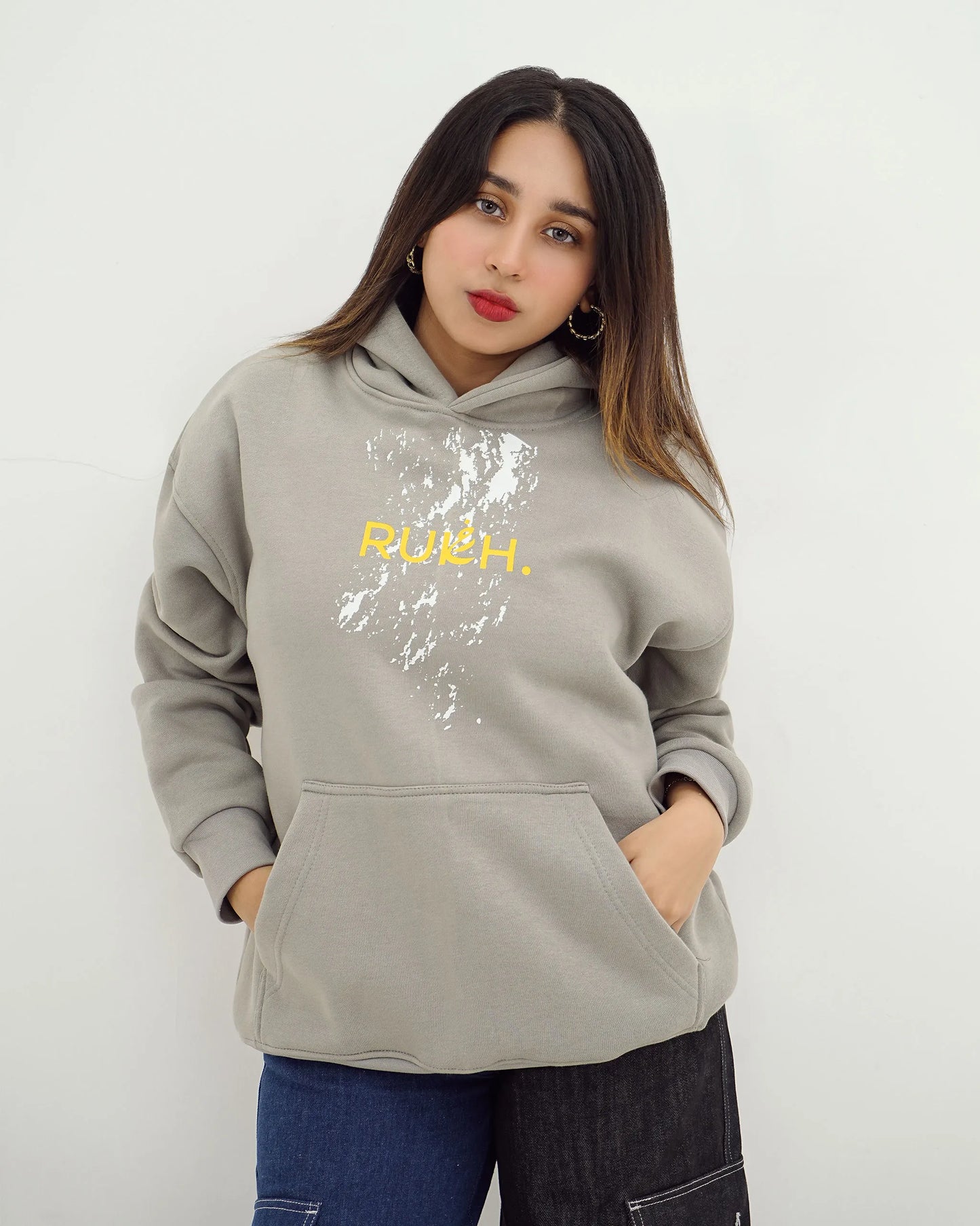 Iraada Drop Shoulder Oversized Hoodie