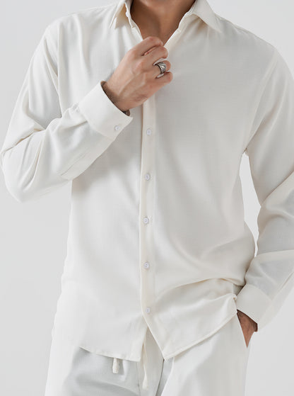 Off white linen co ord set