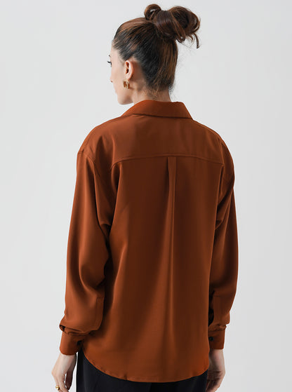 Espresso Classic Textured Shirt