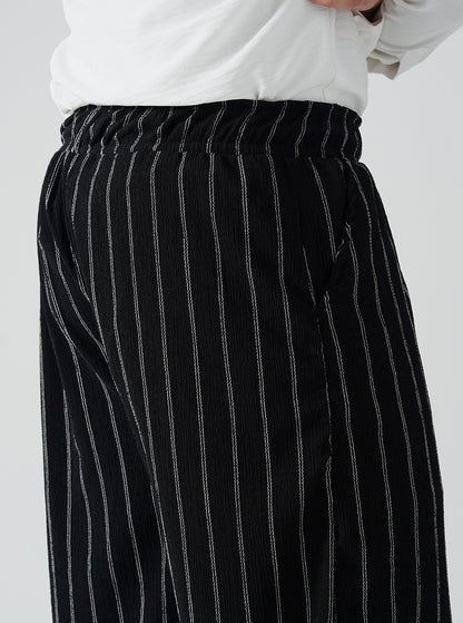 Twin Stripe Baggy Trouser Pants