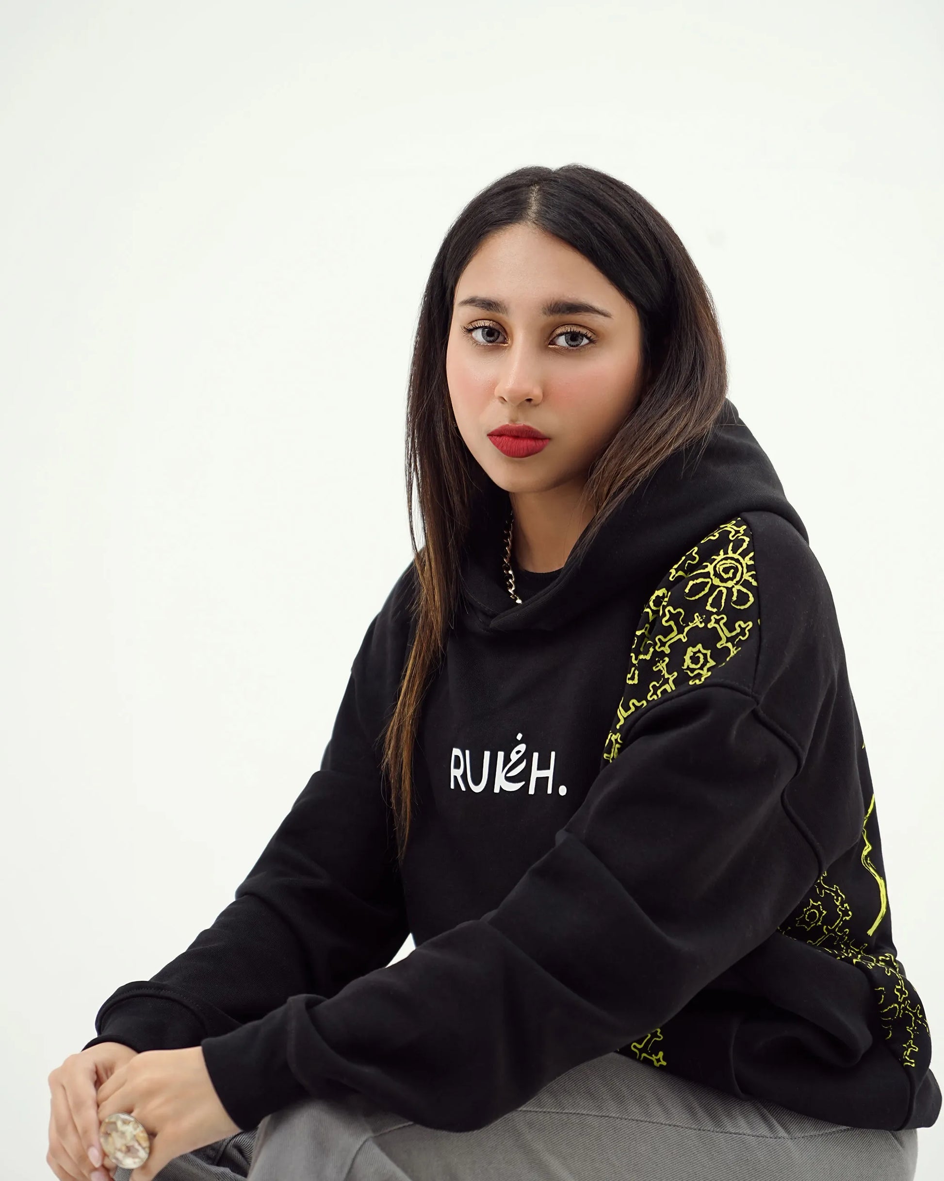 Haqeeqat Drop Shoulder Oversized Hoodie