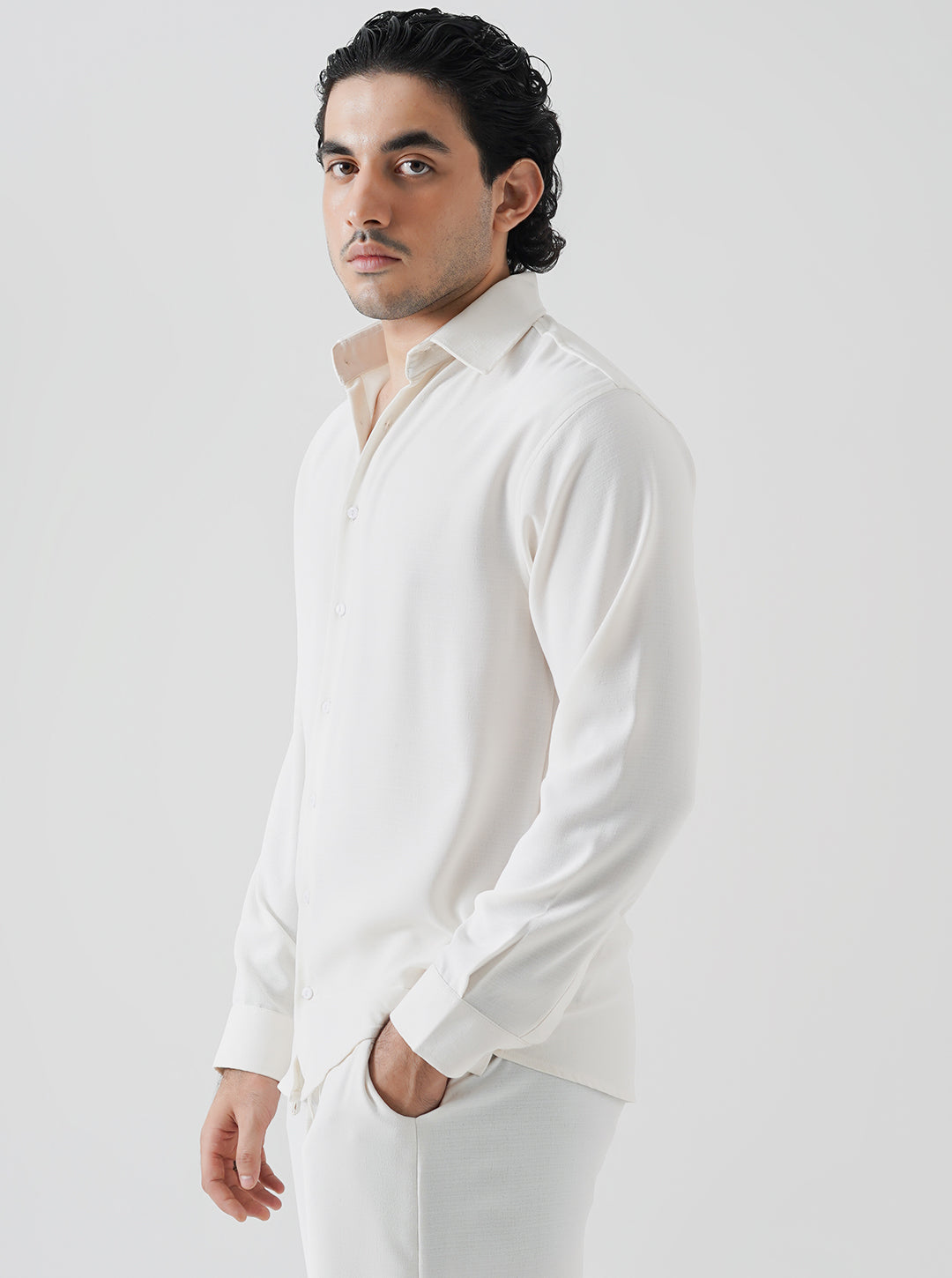 Off white linen co ord set