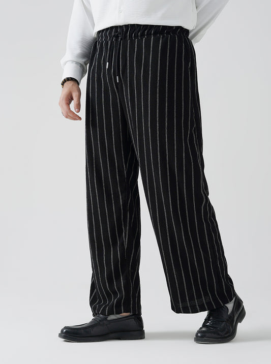 Twin Stripe Baggy Trouser Pants