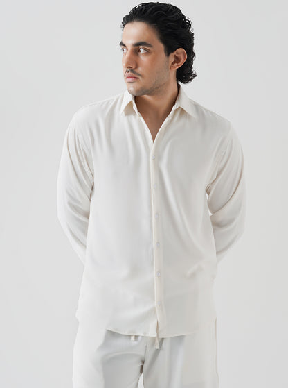 Off white linen co ord set