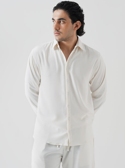 Off white linen co ord set